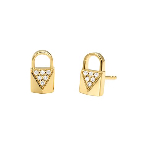 michael kors mercer earrings|Michael Kors earrings on model.